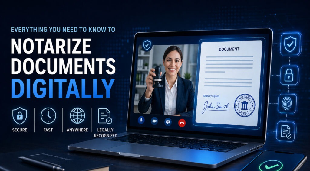 Everything You Need to Know to Notarize Documents Digitally
